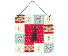 Carolines Treasures Devon Rex #3 Cat Love Türaufhänger, Wanddekoration, Mehrfarbig