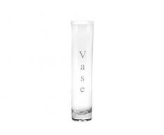 H&H Uniflor Vase, Glas, Transparent