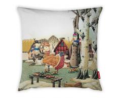 Bonamaison Dekorativ Kissenhülle, Kissenbezug, Zierkissenbezug, Wohnkultur, Für Sofa, Kaffeestube, Größe: 45X45 cm - Entworfen und hergestellt in der Türkei