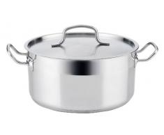 Quid Cook INOX Basika Kasserolle, Edelstahl 30 x 14,5 cm