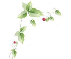 Indigos 4051719736793 Wandtattoo MF215 wunderschÃ¶ne Ranke Tribal Blatt Blume 96 x 85 cm