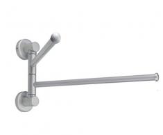 Thaoya Badezimmer Wandmontage Swing 2-Arm Handtuchhalter, Aluminium, Aluminium, 1 Pieces