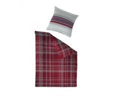 Irisette 8002_60 Joy Satin Bettwäsche 155 x 220 cm, rot