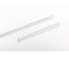 kela 14101 Teleskop Duschstange APART 120 cm Aluminium weiß