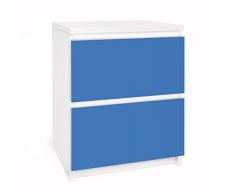Apalis 91061 Möbelfolie für Ikea Malm Kommode - Selbstklebe Colour, gröÃe 2 mal, 20 x 40 cm, royal blau