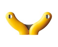 Unbekannt Viceversa Wiegemesser Shy in gelb, Edelstahl, 45x20x15 cm