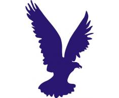 INDIGOS 4051095003984 Wandtattoo w066 Adler / Vogel 120 x 79 cm, blau