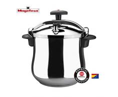 M MAGEFESA Star Bombeada 8L Schnellkochtopf, Rostfreier Edelstahl, 25.1 cm