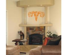 INDIGOS 4052166184700 Wandtattoo W956 Magic Horn Wandaufkleber 80 x 51 cm, gelb