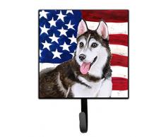 Caroline s Treasures Siberian Husky # 2 Vaterländischen Wandhaken, Multicolor, S