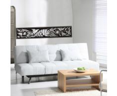 INDIGOS 4052166044738 Wandtattoo w273 Ornament, Bumen Wandaufkleber 120 x 24 cm, schwarz