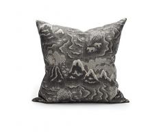 Littlephant Dekokissen 50cm x 50cm-Tigerinseln-Grau, 50 x 50