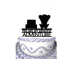 Meijiafei Wedding Cake Topper - Up You Are My Greatest Adventure for Celebration Party Supplies