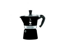 Bialetti 4952 Espressokocher Moka Express für 3 Tassen in schwarz, Aluminium