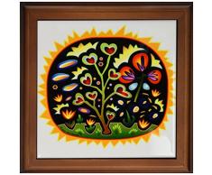 3dRose FT 21144 _ 1 Funky Garden von Fliesen, 8 von 8 Zoll