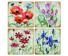 CoasterStone as10027 Poetic Garten saugfähig Untersetzer, Sportschuhe, Set mit 4 Stück