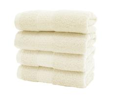 ENNAS Badezimmer Küche Handtuch Set Hand Towel 4 Pack Weiß