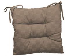 Excelsa Stuhlkissen, 80% Baumwolle, 20% Polyester, 43 x 43 cm, Grau