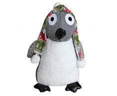 Riva Home Pinguin Türstopper (Einheitsgröße) (Grau)