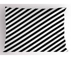 Kabine Kissen Sham von lunarable, Life Is Better At The Lake Holz Pier Pflanzen im Freien Sketch Art, dekorative Standard Größe gedruckt Kissenbezug,, blauen schwarz grün, Textil, Multi 1, 26 W By 20 L