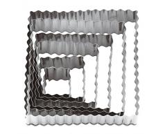 PADERNO 47324. – 12 Ausstecher Rahmen Pflanzgefäß, Edelstahl