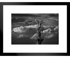 Poster Gießerei Engel der Unabhängigkeit EL Angel Mexiko City Foto Kunstdruck Foto Kunstdruck 26x20 inches Matted Framed Poster