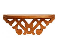 Massivem Kirschbaum Hängeregal, für Gewürze, Fotos, Eingänge & mehr Porter