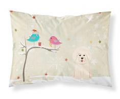 Carolines Treasures Halloween Scary Bedlington Terrier Sandy Fabric Standard Pillowcase BB2281PILLOWCASE