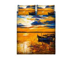 Italian Bed Linen Sogni dAutore Bettwäsche set, 100% Baumwolle, SD38, Doppelte