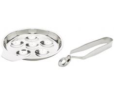 MEPRA Due Sektkühler, Edelstahl, Schnecke, Service, Silber