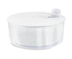H+H D261 Schleuderdrehzahl Salatschüssel, Transparent/Weiß