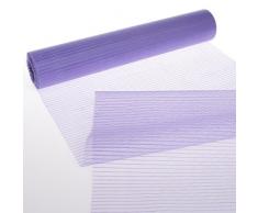 Deko AS GmbH Streifenorganza Tischband - Lavendel - 28 cm x 15 m - 70 280 006
