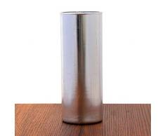 Red Pomegranate Gilt 9 Gilded Zylindervase, Glas, Silber