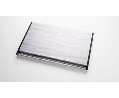 That thawthat Deluxe Schneidebrett, Auftaufunktion, Aluminium eloxiert, Silber, 32.1 x 20 x 2 cm