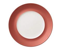 Villeroy & Boch Manufacture Glow Speiseteller Coupe, 25 cm, Premium Porzellan, Glow