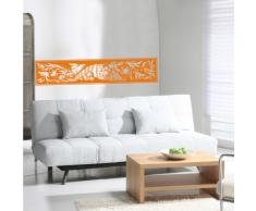 INDIGOS 4052166044769 Wandtattoo w273 Ornament, Bumen Wandaufkleber 120 x 24 cm, orange