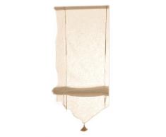 Linder 0171/29/338 Gardine, aufziehbar, Leinen, spitz, beige, 58X165