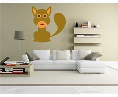 Indigos KAR-Wall-clm030-58 Wandtattoo fürs Kinderzimmer clm030 - Lustige kleine Monster - Lustige Katzen - Wandaufkleber 58 x 62 cm