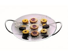 MEPRA Tablett, Edelstahl, EIS Dessert, Silber