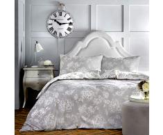 Dreams & Drapes Bettwäsche-Set 52% Polyester, 48% Baumwolle, Grau, Doppelbett