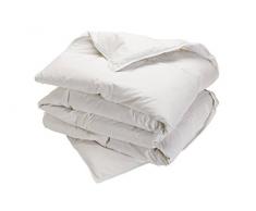 Pikolin Home - Steppdecke / nordische Füllung, Bambusfaser, Herbst-Winter, 300 gr/m², weiβ, 180 x 220 cm, Bett 100/105