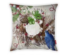 Bonamaison Dekorativ Kissenhülle, Kissenbezug, Zierkissenbezug, Wohnkultur, Für Sofa, Kaffeestube, Größe: 45X45 cm - Entworfen und hergestellt in der Türkei