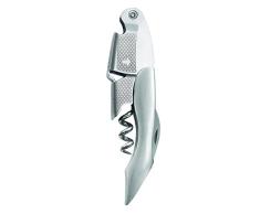 True Sommelier Rostfreier Stahl Bartender Korkenzieher-Professionell All in One Flaschenöffner und Folienschneider, Kunststoff, Mehrfarbig, 8 x 8 x 12 cm