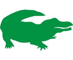 INDIGOS 4250380593593 Wandtattoo w052 Krokodil Afrika 120 x 67 cm, grün