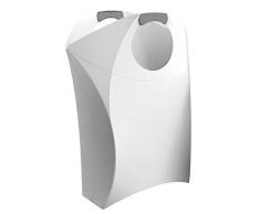 Kleine Wolke Textilgesellschaft Kleine Wolke Wäschebox Origami Laundry, Weiss, 50x25,5x51,5 cm