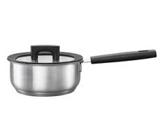 Fiskars Stieltopf mit Deckel, Ø 18 cm, Füllmenge: 1,8 Liter, Für alle Kochfelder geeignet, Rostfreier Stahl/Kunststoff, Hard Face, 1052239