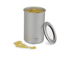Universal Expert Vorratsdose, gebürstetes Aluminium, Grau