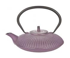 COSY ATH1442001 Teekanne, Gusseisen, innen emailliert, Pflaume, 21 x 18
