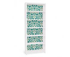 Apalis 90808 Möbelfolie für Ikea Billy Regal - The 12 Muses - Aoide, gröÃe 2 mal, 94 x 76 cm