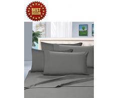 Celine Leinen® Falten und farbbeständig Höchste Qualität 1800 Serie, luxuriöse 4er Set Bed Sheet, deep Pocket bis zu 40,6 cm, Best Seller Luxuriöse Bettwäsche Set auf Amazon. 100% hypoallergen knitterfreies Bettlaken Set,